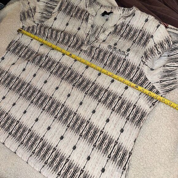 Cynthia Rowley Women’s Linen Blend Neutral Color Blouse Size 3XL - Picture 9 of 12